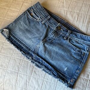 Vintage Y2K Abercrombie & Fitch Denim Blue Women's Skirt